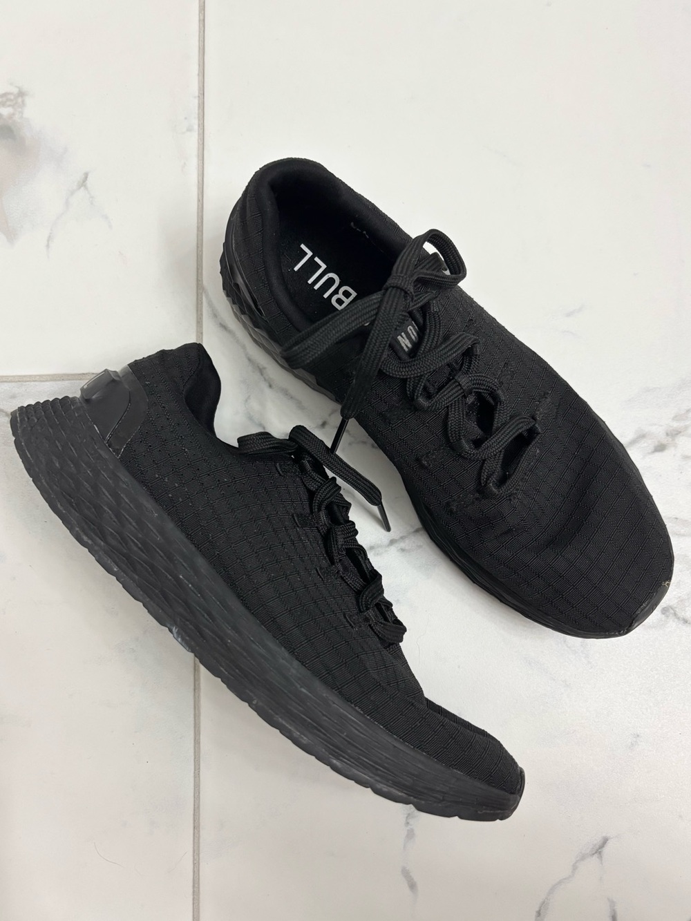 NoBull Allday 365 Ripstop Sneakers Womens 8 Triple Black